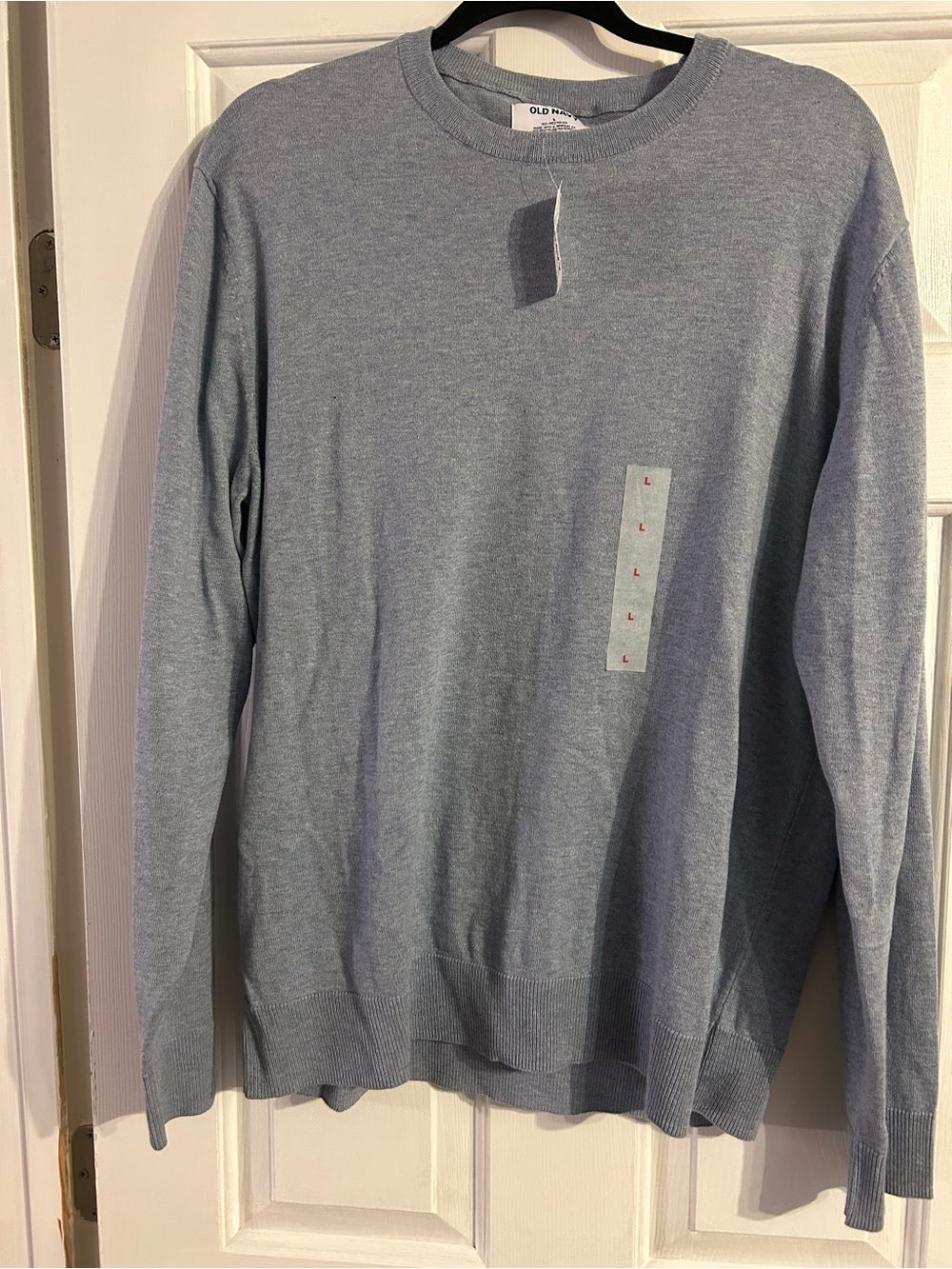 Old Navy Men's Sky Blue Crewneck Sweater